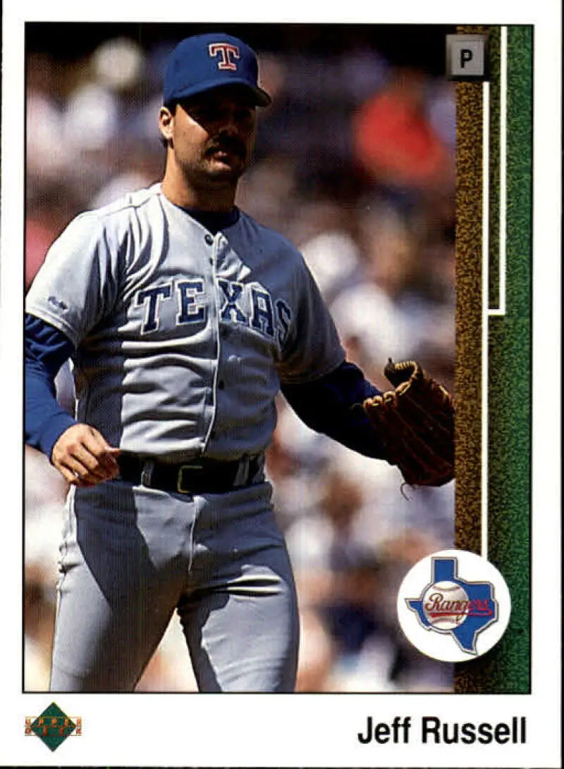 1989 Upper Deck #461 Jeff Russell NM-MT Texas Rangers Baseball Card - Baseball Card Single