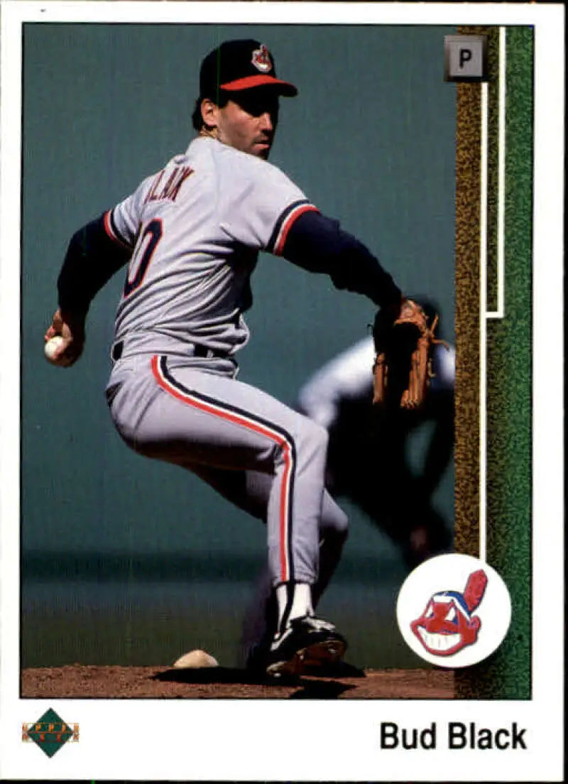 1989 Upper Deck #466 Bud Black NM-MT Cleveland Indians Baseball Card - Baseball Card Single
