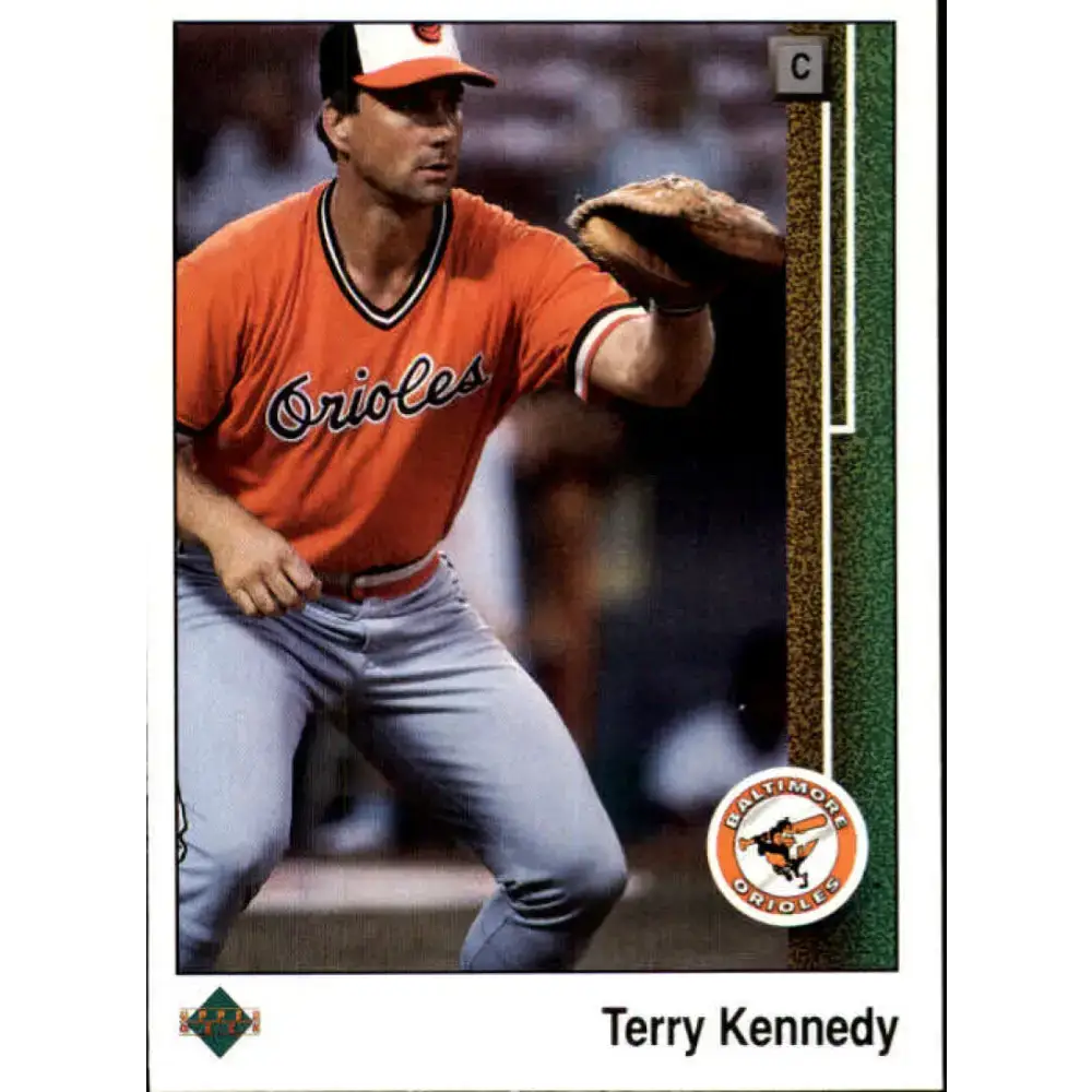 1989 Upper Deck #469 Terry Kennedy NM-MT Baltimore Orioles Baseball Card - Baseball Card Single