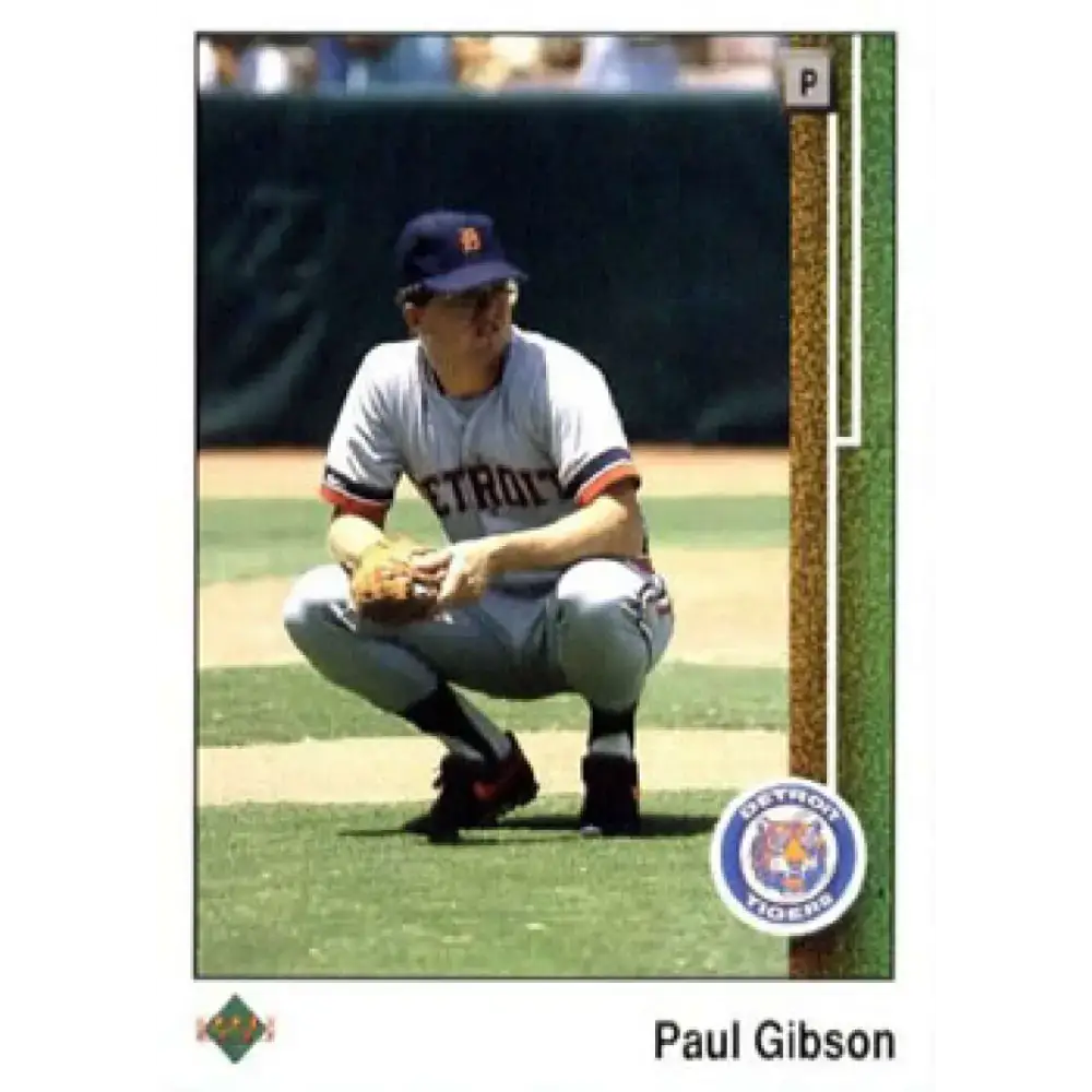 1989 Upper Deck #47 Paul Gibson NM-MT Detroit Tigers Baseball Card - Baseball Card Single