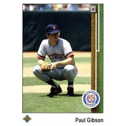 1989 Upper Deck #47 Paul Gibson NM-MT Detroit Tigers Baseball Card - Baseball Card Single