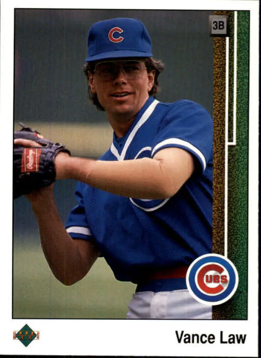 1989 Upper Deck #473 Vance Law NM-MT Chicago Cubs Baseball Card - Baseball Card Single
