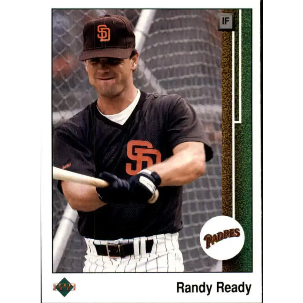 1989 Upper Deck #474 Randy Ready UER NM-MT San Diego Padres Baseball Card - Baseball Card Single