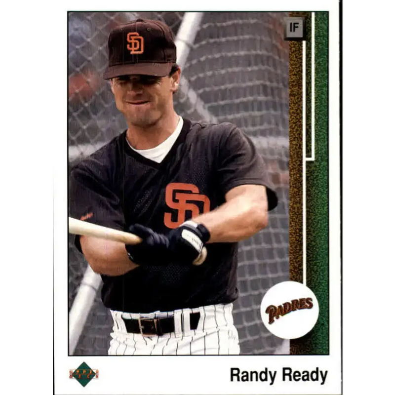 1989 Upper Deck #474 Randy Ready UER NM-MT San Diego Padres Baseball Card - Baseball Card Single