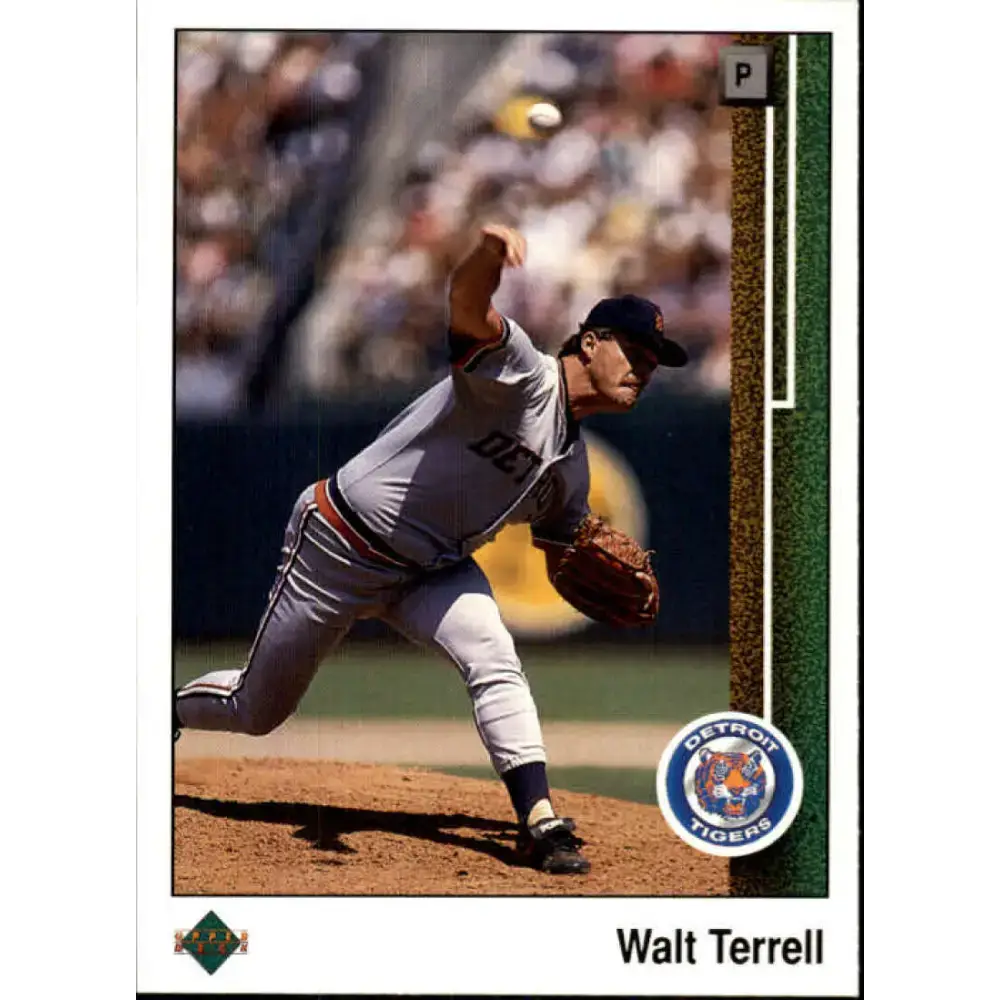 1989 Upper Deck #475 Walt Terrell NM-MT Detroit Tigers Baseball Card - Baseball Card Single