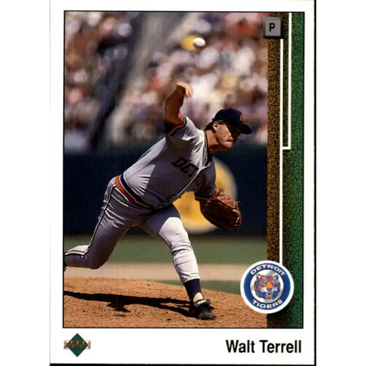1989 Upper Deck #475 Walt Terrell NM-MT Detroit Tigers Baseball Card - Baseball Card Single