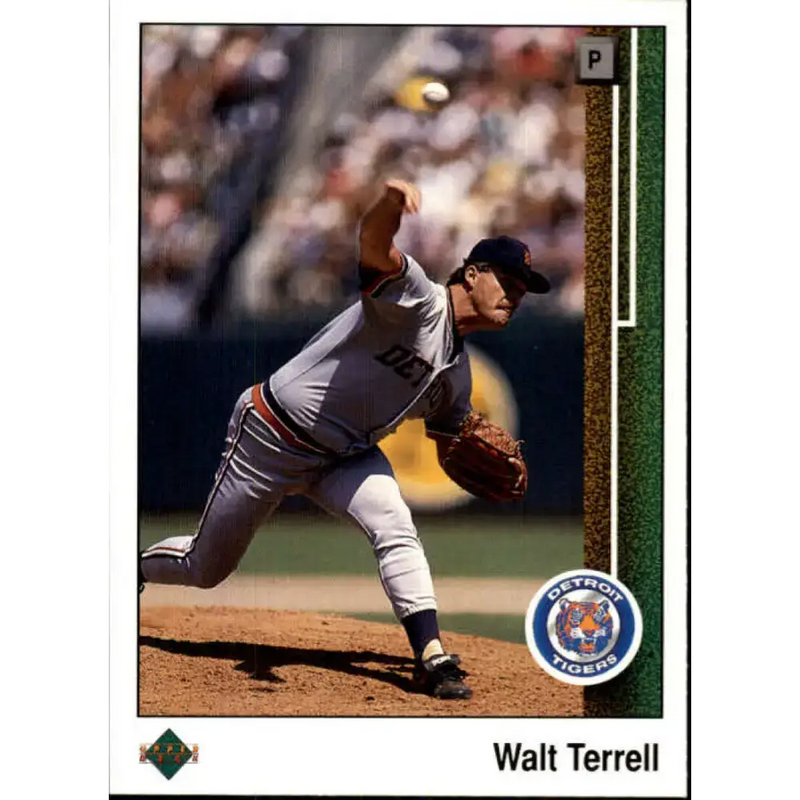 1989 Upper Deck #475 Walt Terrell NM-MT Detroit Tigers Baseball Card - Baseball Card Single