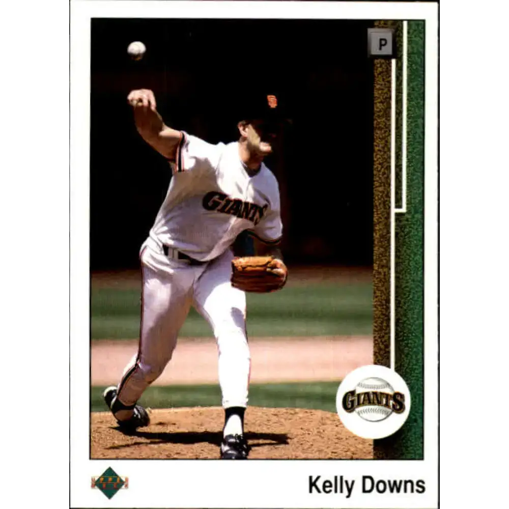 1989 Upper Deck #476 Kelly Downs NM-MT San Francisco Giants Baseball Card - Baseball Card Single