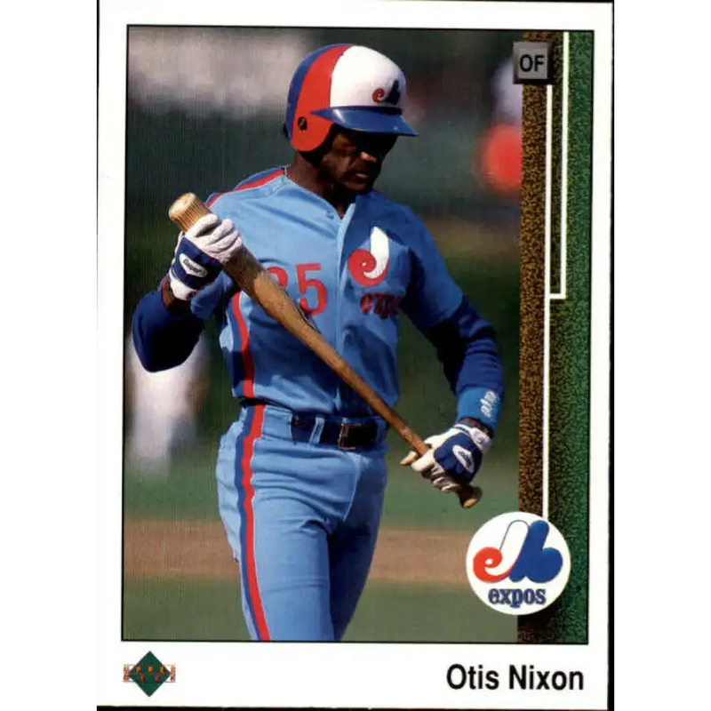 1989 Upper Deck #480 Otis Nixon NM-MT Montreal Expos Baseball Card - Baseball Card Single