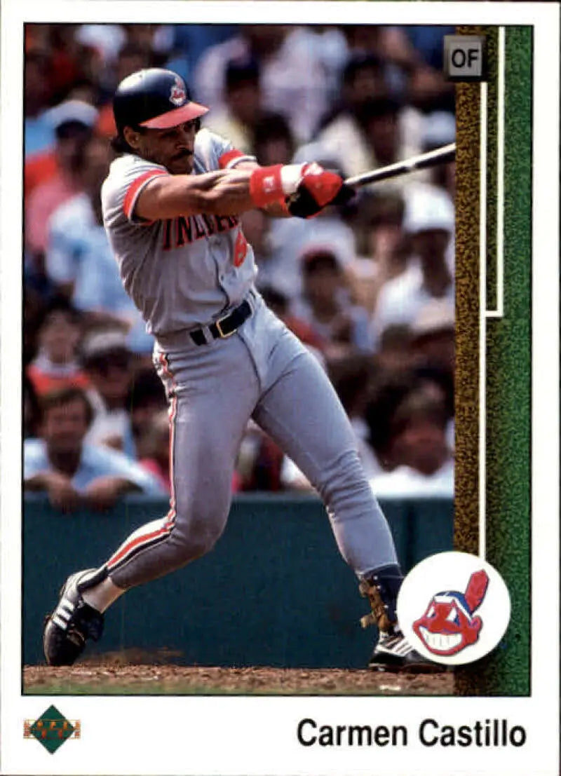 1989 Upper Deck #487 Carmen Castillo NM-MT Cleveland Indians Baseball Card - Baseball Card Single