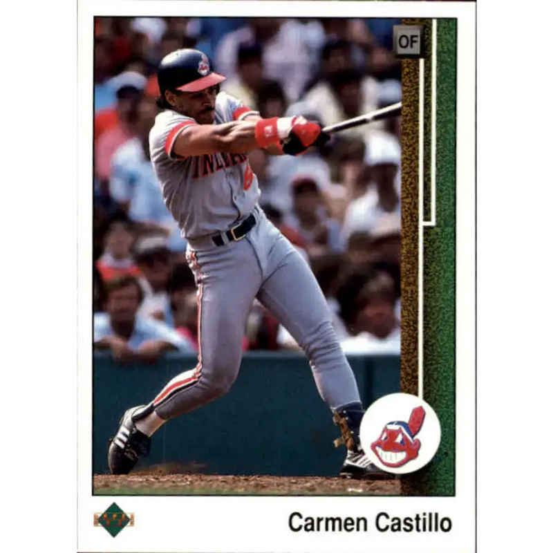 1989 Upper Deck #487 Carmen Castillo NM-MT Cleveland Indians Baseball Card - Baseball Card Single