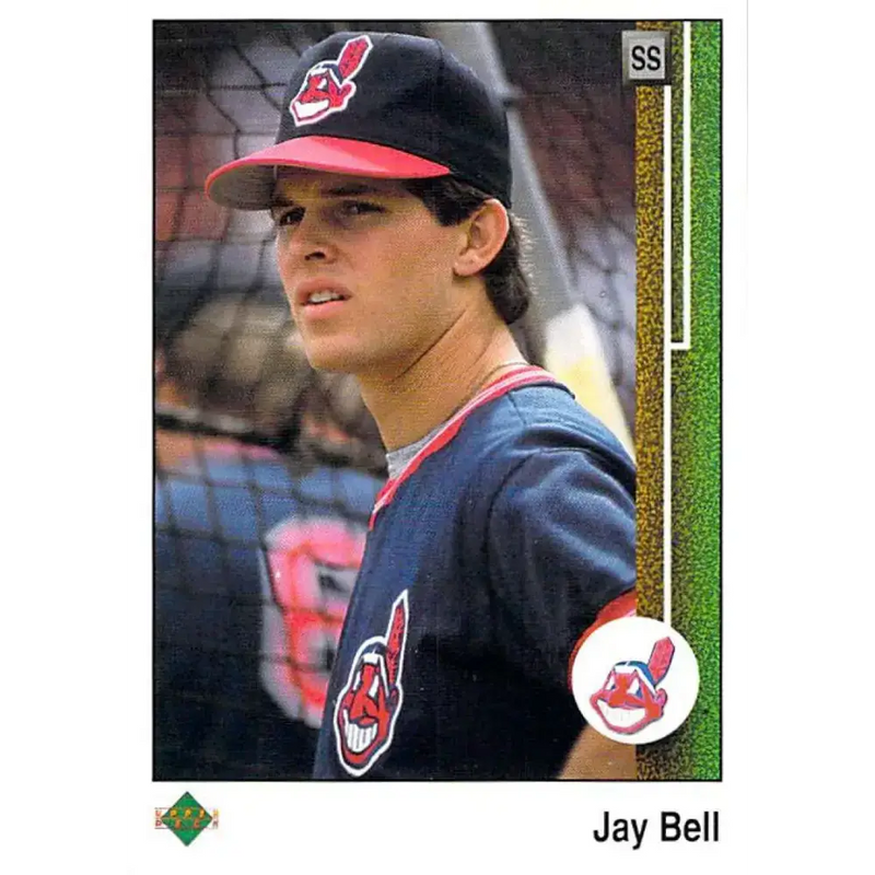 1989 Upper Deck #489 Jay Bell NM-MT Cleveland Indians Baseball Card - Baseball Card Single