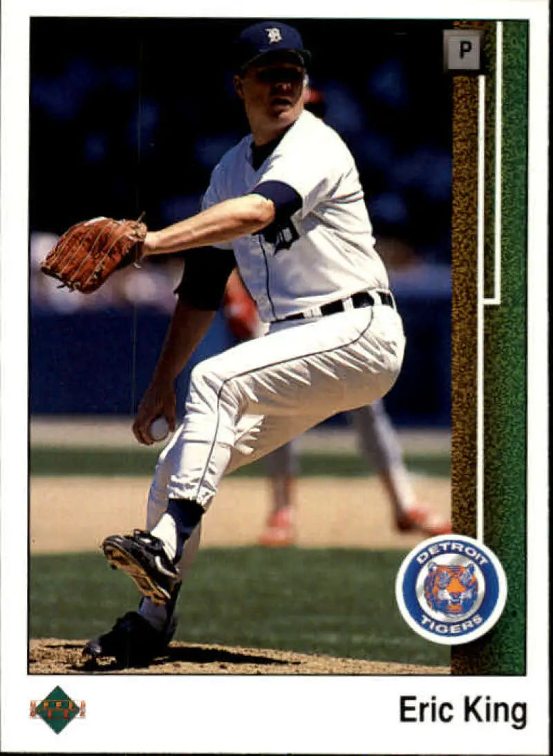1989 Upper Deck #493 Eric King NM-MT Detroit Tigers Baseball Card - Baseball Card Single