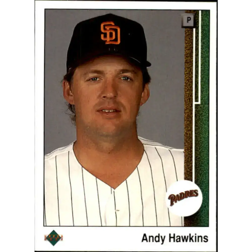 1989 Upper Deck #495 Andy Hawkins NM-MT San Diego Padres Baseball Card - Baseball Card Single