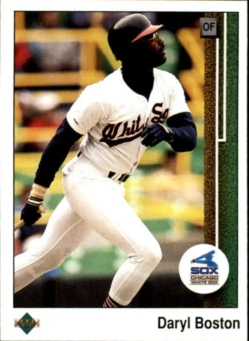1989 Upper Deck #496 Daryl Boston NM-MT Chicago White Sox Baseball Card - Baseball Card Single