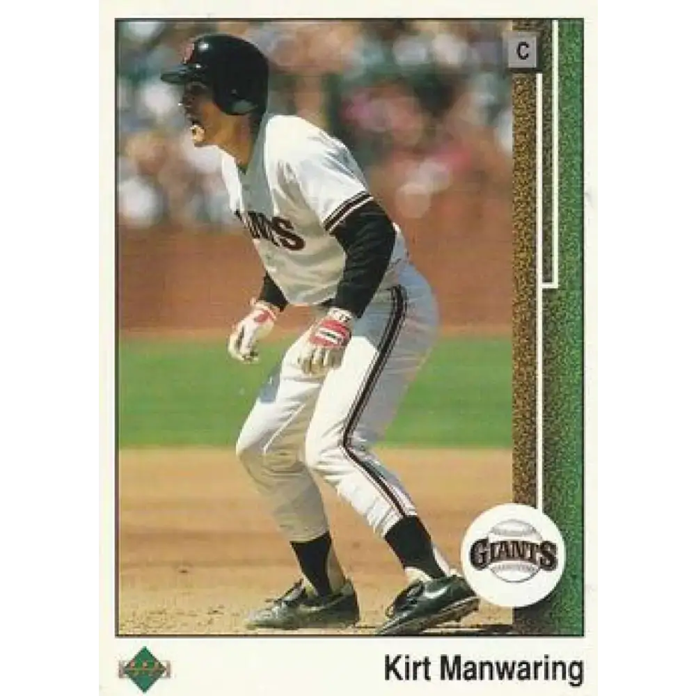 1989 Upper Deck #500 Kirt Manwaring NM-MT San Francisco Giants Baseball Card - Baseball Card Single