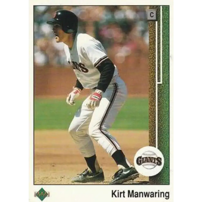 1989 Upper Deck #500 Kirt Manwaring NM-MT San Francisco Giants Baseball Card - Baseball Card Single