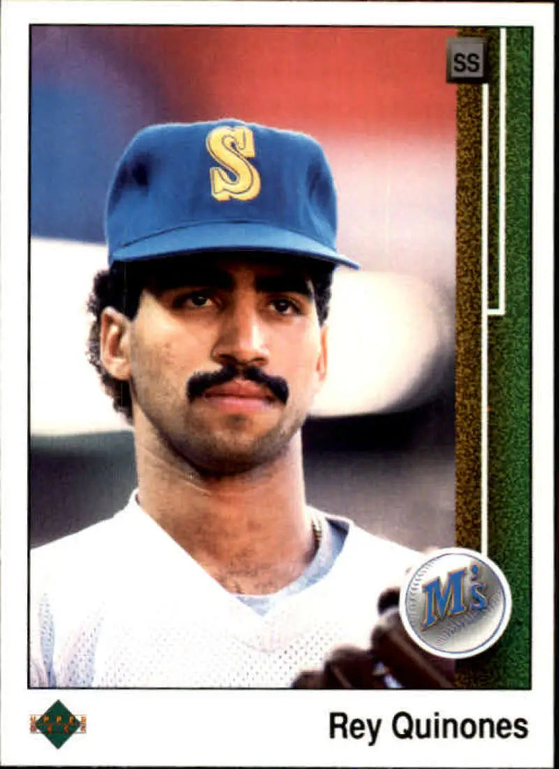 1989 Upper Deck #508 Rey Quinones NM-MT Seattle Mariners Baseball Card - Baseball Card Single