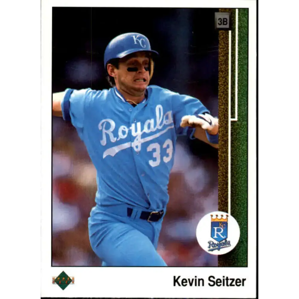 1989 Upper Deck #510 Kevin Seitzer NM-MT Kansas City Royals Baseball Card - Baseball Card Single