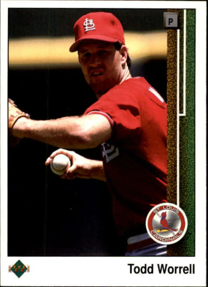 1989 Upper Deck #512 Todd Worrell NM-MT St. Louis Cardinals Baseball Card - Baseball Card Single