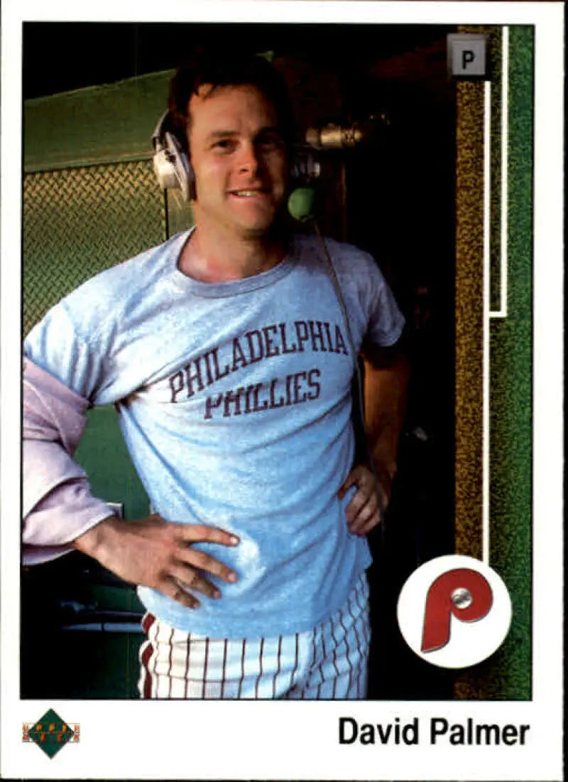 1989 Upper Deck #515 David Palmer NM-MT Philadelphia Phillies Baseball Card - Baseball Card Single
