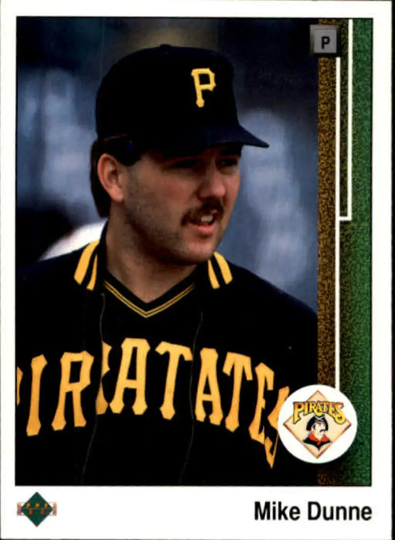 1989 Upper Deck #518 Mike Dunne NM-MT Pittsburgh Pirates Baseball Card - Baseball Card Single