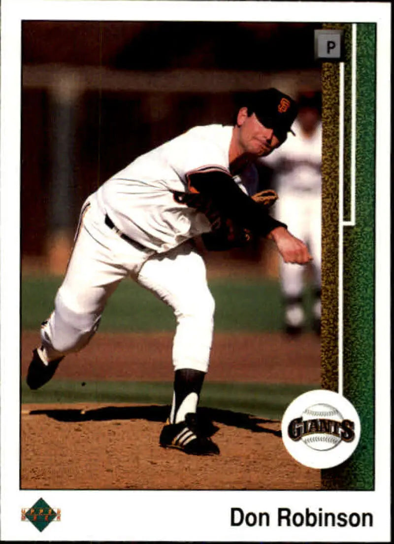 1989 Upper Deck #523 Don Robinson NM-MT San Francisco Giants Baseball Card - Baseball Card Single