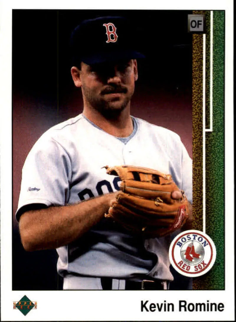 1989 Upper Deck #524 Kevin Romine NM-MT Boston Red Sox Baseball Card - Baseball Card Single