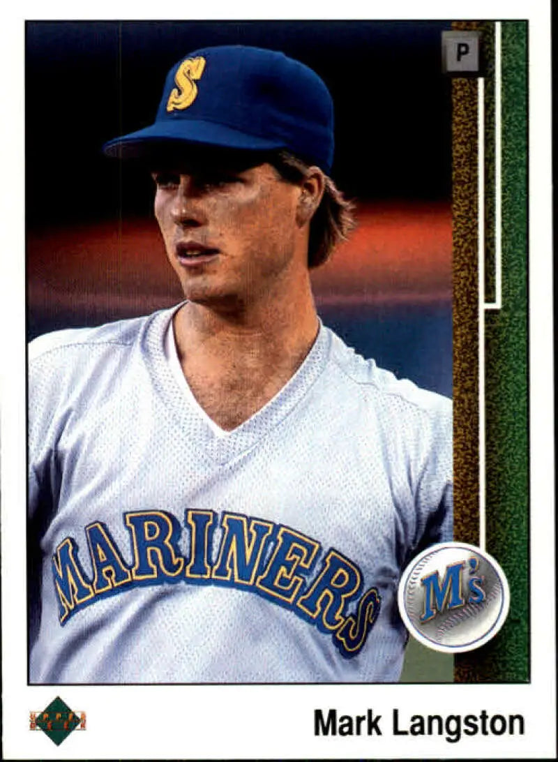 1989 Upper Deck #526 Mark Langston NM-MT Seattle Mariners Baseball Card - Baseball Card Single