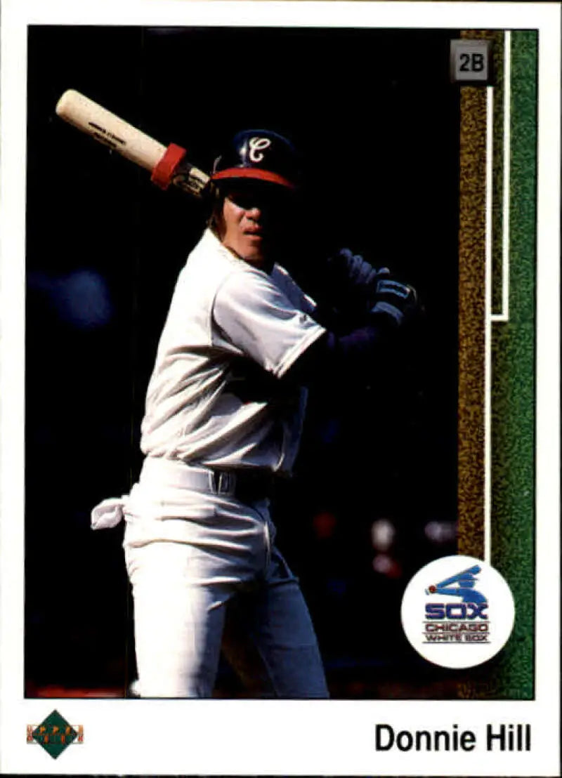 1989 Upper Deck #527 Donnie Hill NM-MT Chicago White Sox Baseball Card - Baseball Card Single