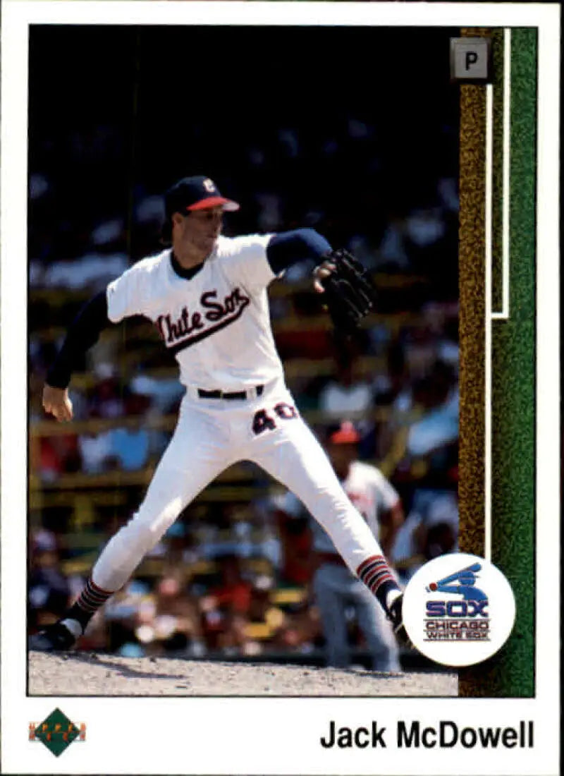 1989 Upper Deck #530 Jack McDowell NM-MT Chicago White Sox Baseball Card - Baseball Card Single