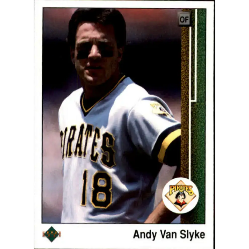 1989 Upper Deck #537 Andy Van Slyke NM-MT Pittsburgh Pirates Baseball Card - Baseball Card Single
