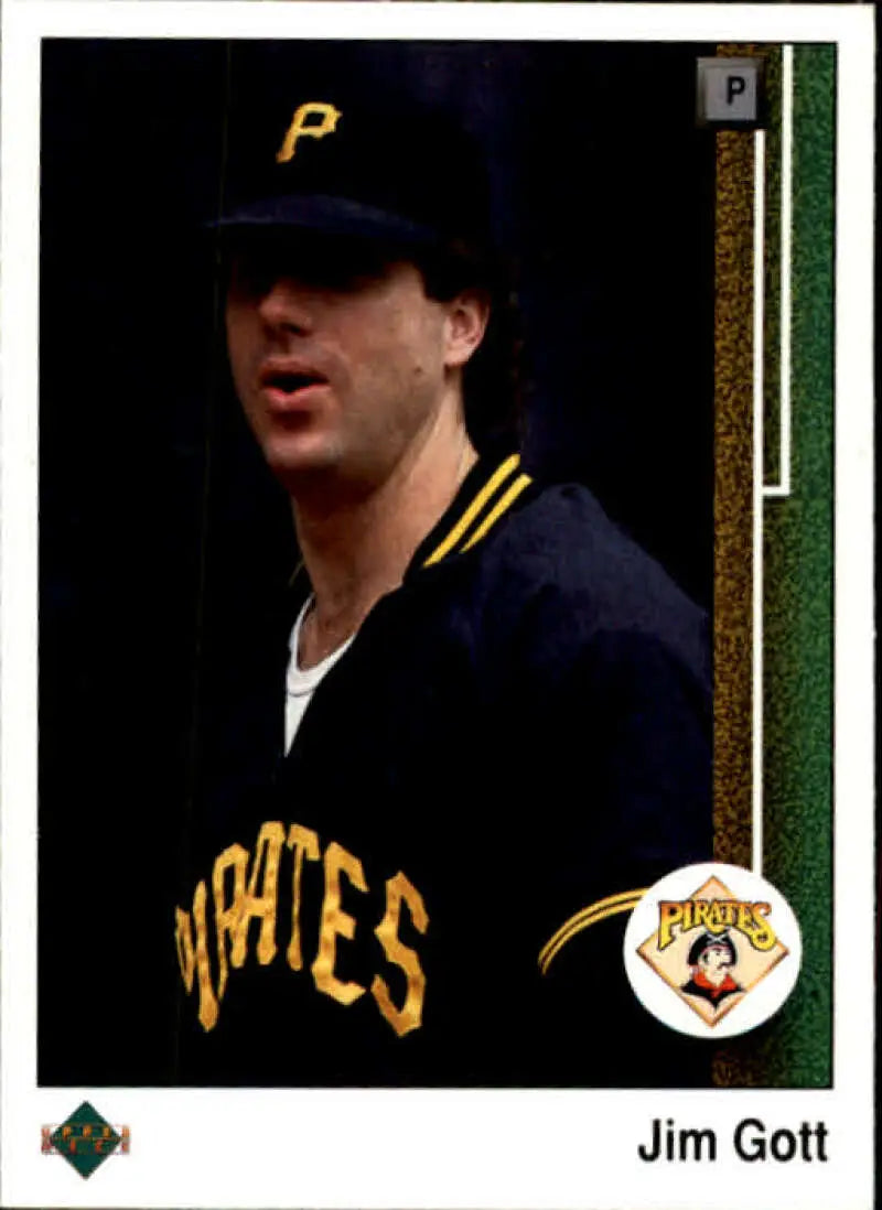 1989 Upper Deck #539 Jim Gott NM-MT Pittsburgh Pirates Baseball Card - Baseball Card Single