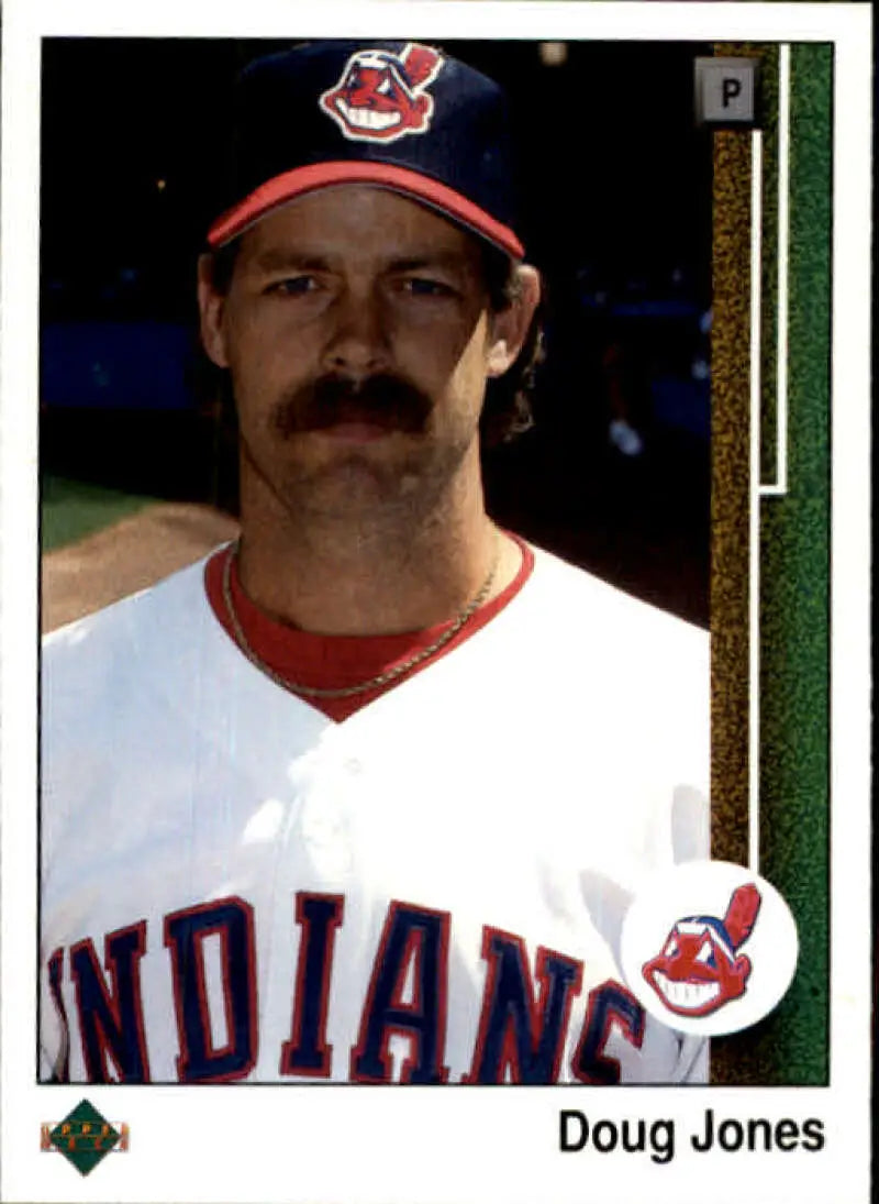 1989 Upper Deck #540 Doug Jones NM-MT Cleveland Indians Baseball Card - Baseball Card Single