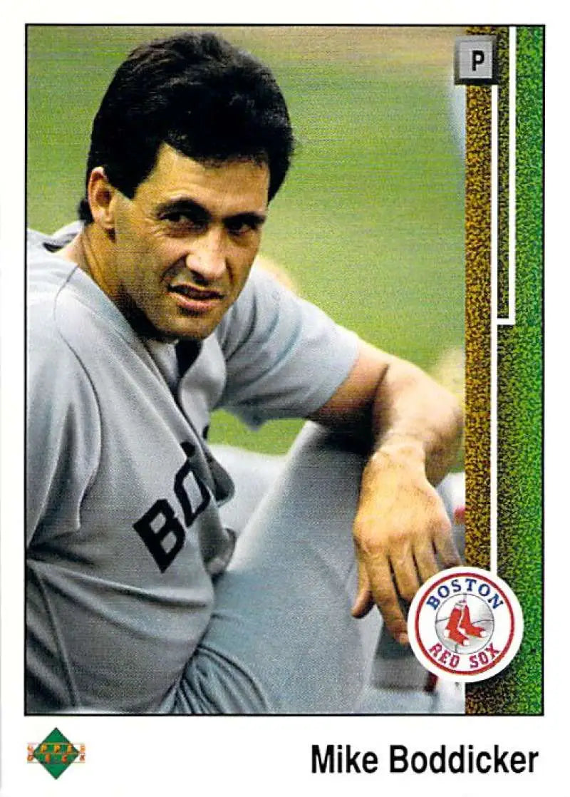1989 Upper Deck #542 Mike Boddicker NM-MT Boston Red Sox Baseball Card - Baseball Card Single