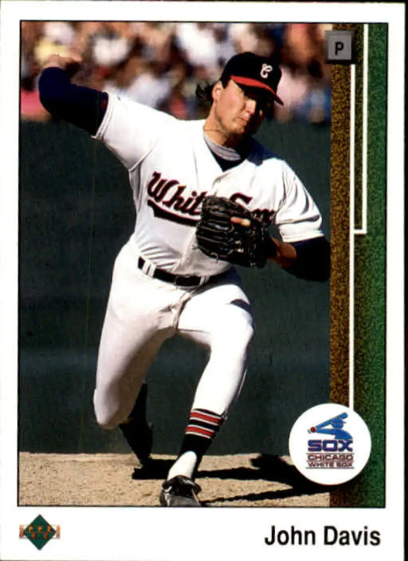 1989 Upper Deck #548 John Davis NM-MT Chicago White Sox Baseball Card - Baseball Card Single