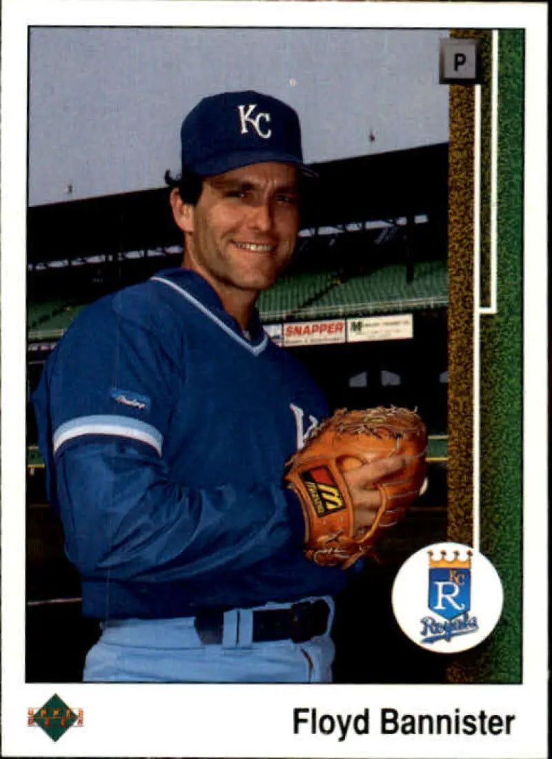 1989 Upper Deck #549 Floyd Bannister NM-MT Kansas City Royals Baseball Card - Baseball Card Single