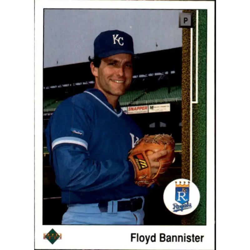 1989 Upper Deck #549 Floyd Bannister NM-MT Kansas City Royals Baseball Card - Baseball Card Single