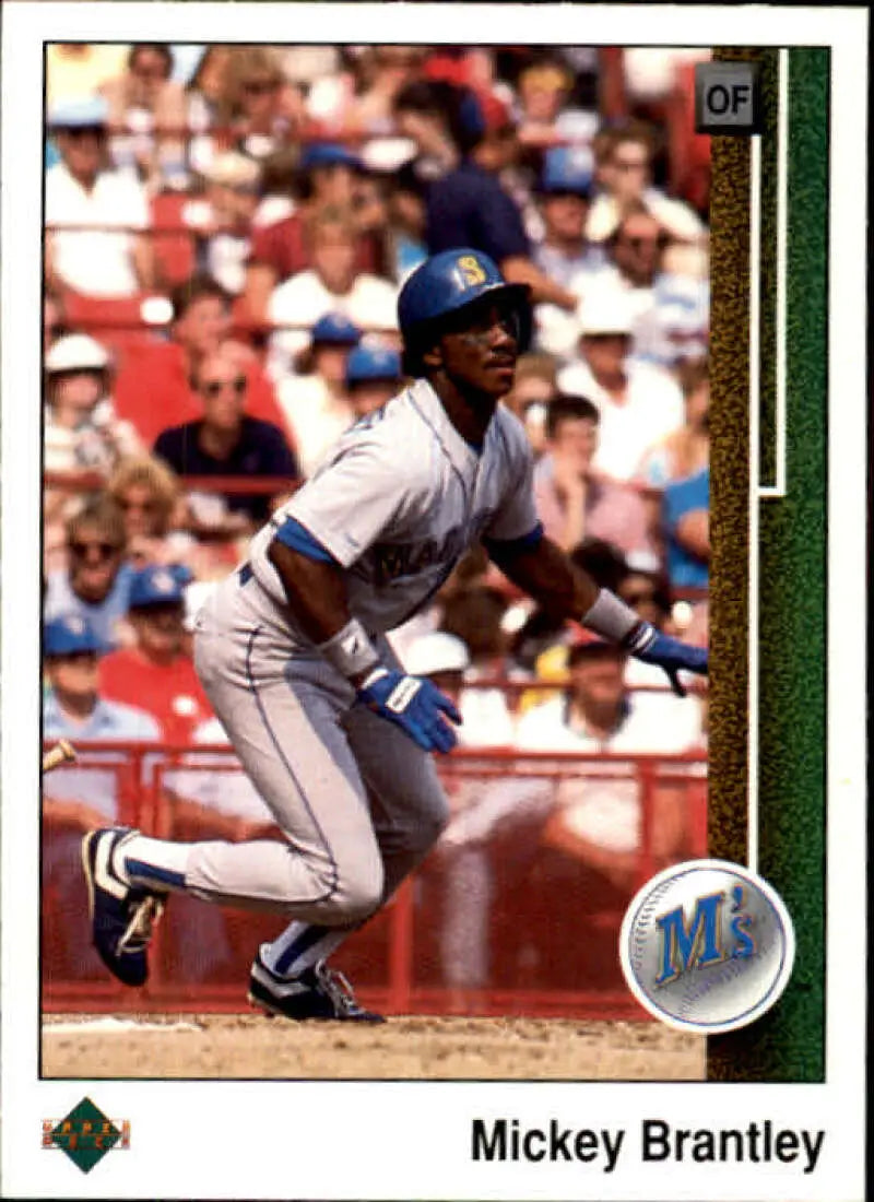 1989 Upper Deck #550 Mickey Brantley NM-MT Seattle Mariners Baseball Card - Baseball Card Single