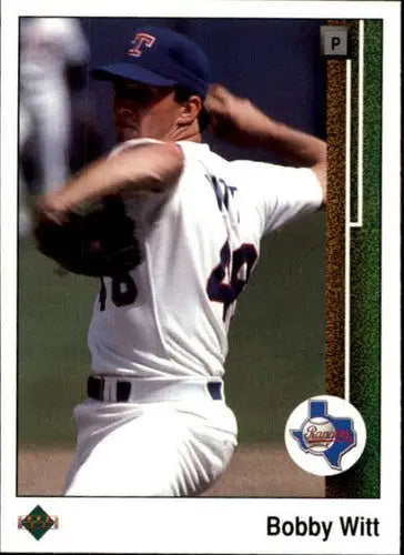 1989 Upper Deck #557 Bobby Witt NM-MT Rangers - Baseball Card Single