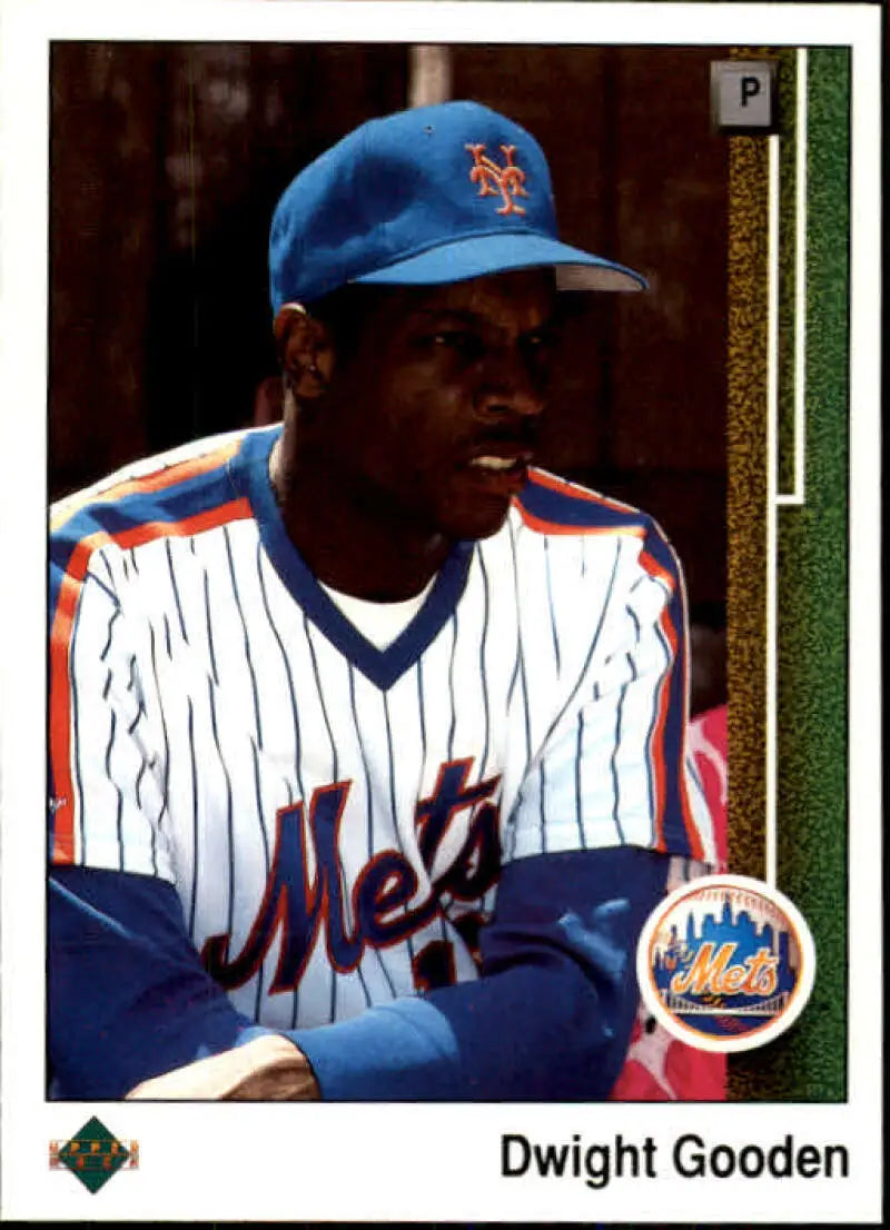 1989 Upper Deck #565 Dwight Gooden NM-MT New York Mets Baseball Card - Baseball Card Single