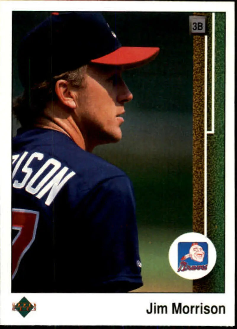 1989 Upper Deck #568 Jim Morrison NM-MT Atlanta Braves Baseball Card - Baseball Card Single