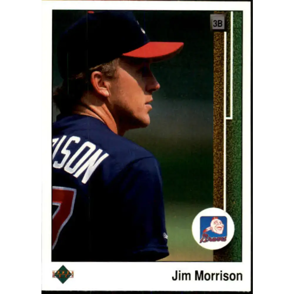 1989 Upper Deck #568 Jim Morrison NM-MT Atlanta Braves Baseball Card - Baseball Card Single