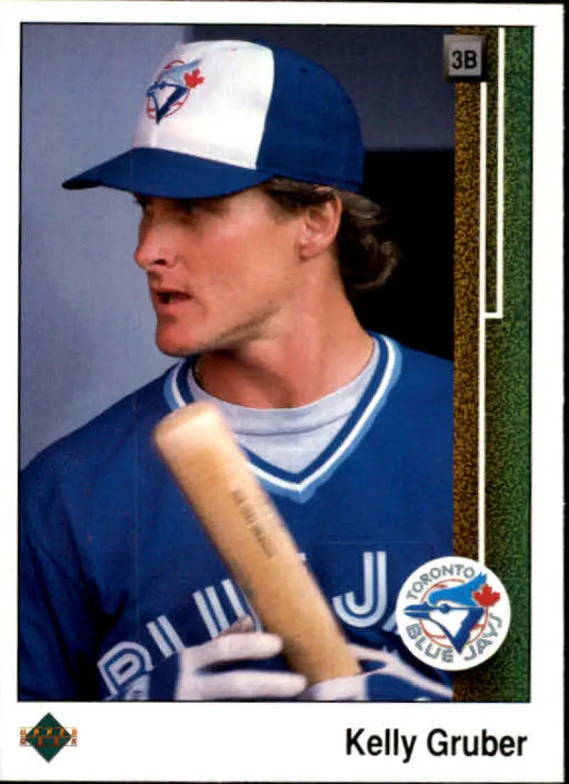 1989 Upper Deck #575 Kelly Gruber NM-MT Toronto Blue Jays Baseball Card - Baseball Card Single