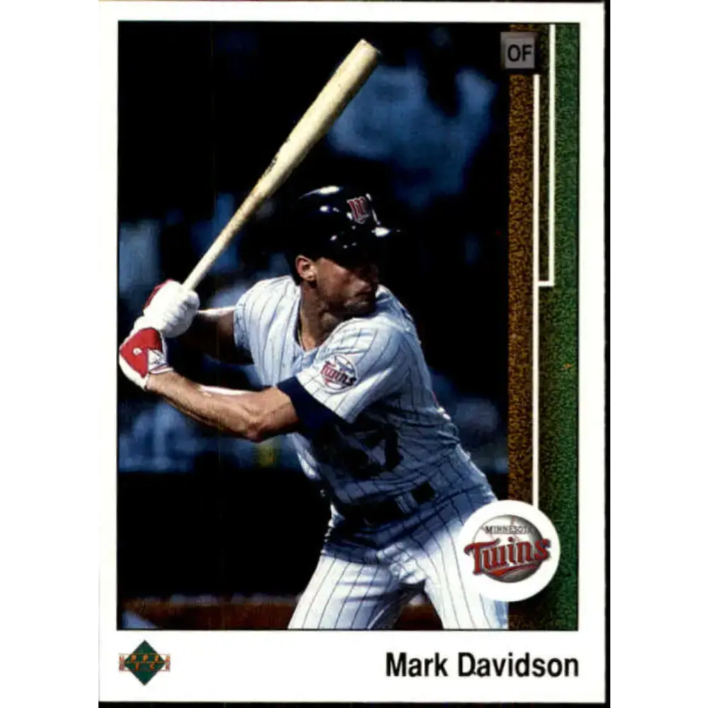 1989 Upper Deck #577 Mark Davidson NM-MT Minnesota Twins Baseball Card - Baseball Card Single