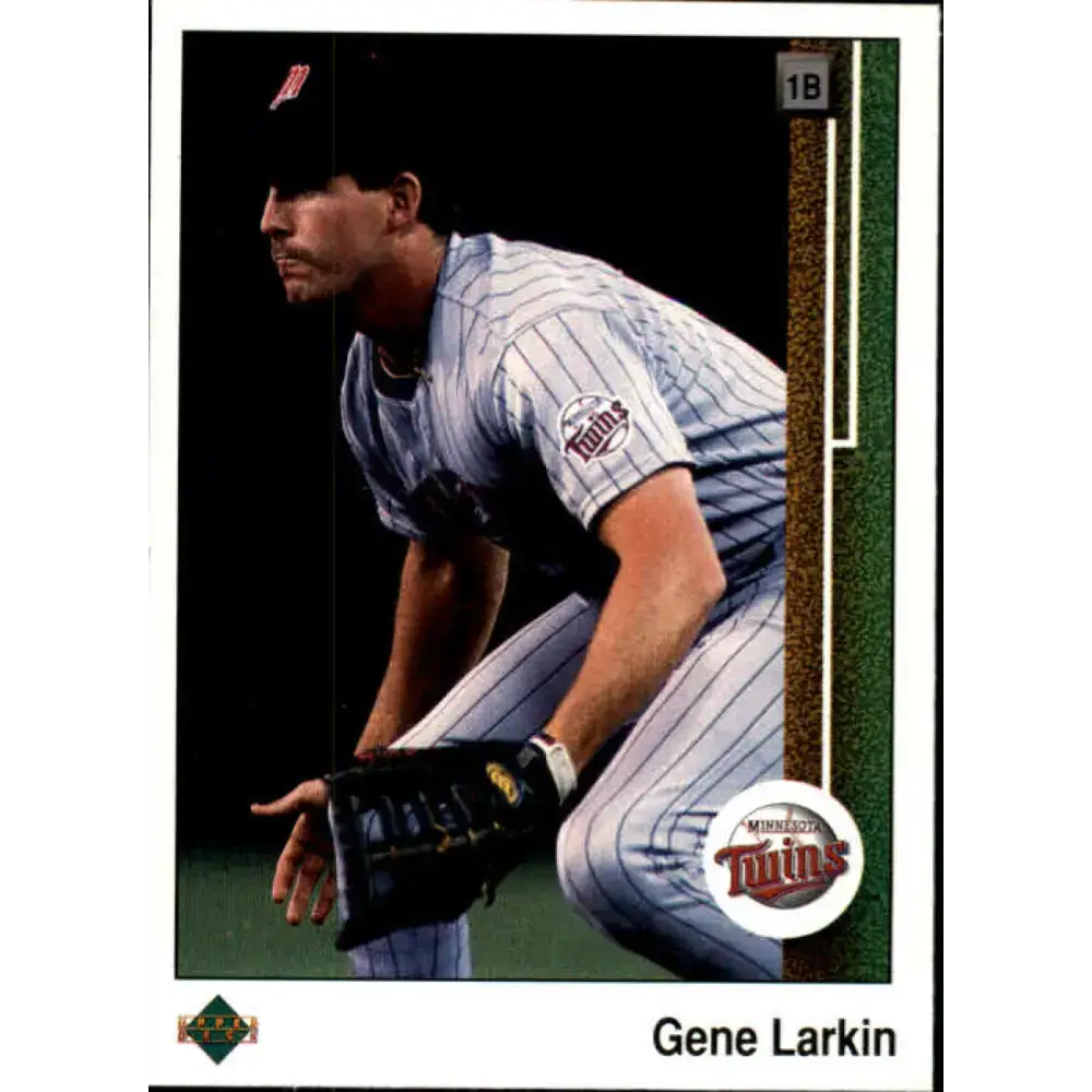1989 Upper Deck #580 Gene Larkin NM-MT Minnesota Twins Baseball Card - Baseball Card Single