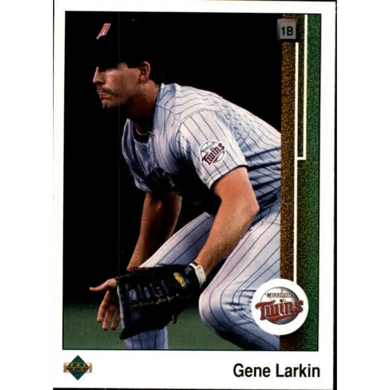 1989 Upper Deck #580 Gene Larkin NM-MT Minnesota Twins Baseball Card - Baseball Card Single