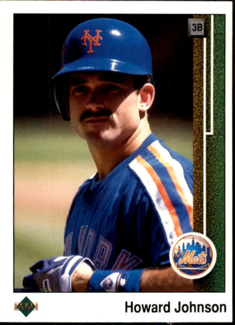 1989 Upper Deck #582 Howard Johnson NM-MT New York Mets Baseball Card - Baseball Card Single
