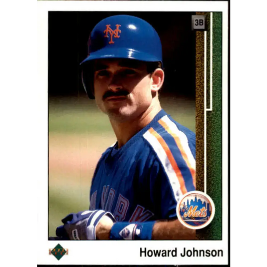 1989 Upper Deck #582 Howard Johnson NM-MT New York Mets Baseball Card - Baseball Card Single