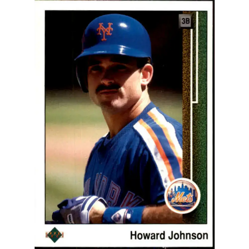 1989 Upper Deck #582 Howard Johnson NM-MT New York Mets Baseball Card - Baseball Card Single